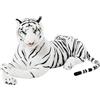 PTS FELINI Peluche Sdraiato 108cm Gigante Tigre Pantera Leopardo Assortiti
