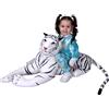 Natura Gigante Tigre Bianca Peluche XXL Sdraiato 110cm