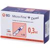 BD Micro-Fine™+ Siringhe 0.3 ml 0.30 mm (30G) x 8 Demì 30 pz