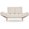 EvergreenWeb Divano 2 posti con Materasso Futon - Monique Beige