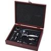 Set da vino, 9 accessori in acciaio inox Emil personalizzate o neutre
