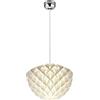 RL LIVE YOUR LIGHT Reality Leuchten Tilia - Lampadario in metallo, colore: Bianco
