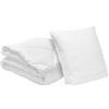 Bleu Calin Blu Calin lbob40 Pack di copripiumino singolo con federa poliestere cotone bianco 200 x 140 cm