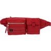 PIQUADRO Pq-Bios Marsupio in Nylon Rigenerato con Tasche Porta Oggetti e Smartphone Rimovibili , Rosso, Taglia Unica