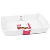 Revol 5726 - Pirofila da Forno, Rettangolare, in Ceramica, 40 x 29,5 x 6,5  cm, Colore: Bianco