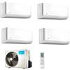 Midea Condizionatore Climatizzatore Midea Quadri Split Inverter Breezeless E R32 Wi-Fi 9000+9000+12000+12000 Con M4O-36FN8-Q