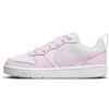 NIKE COURT BOROUGH LOW RECRAFT (GS) BIANCO/ROSA