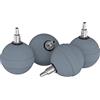 Pawfly Acquario 5cm Pietra d'Aria a Forma di Palla Diffusore di Bolle d'Aria Strumento di Rilascio per Pompe d'Aria Serbatoi di Pesce Secchi e Serbatoi DWC, 4 Pack