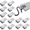 KMERCE 30PCS clip a molla in metallo per mobili con 5 fori - Riparazione della Molla del Divano e Divano della Sedia con molle-Pezzi di ricambio per Mobili di Imbottitura