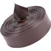 GORGECRAFT 5 m 25 mm di Larghezza Nastro per Rifilatura in Pelle Strisce Pieghevoli in Pelle Cinturino in Similpelle Lychee Cordoncino in Finta Pelle A Grana per Cucito Fai da Te Cucitura Orlatura