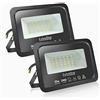 EXTRASTAR Faretti a LED per esterni Potenti luci a LED per esterni IP65, giardino, patio, parco, garage,2 Pezzi (3000K, 30W)