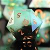 Elifel Dadi D&D D4 D6 D8 D10 D12 D20 D% Dadi DND Set 7 pezzi Poliedrici Fatti a Mano Resina con Bordi Affilati per Dungeons and Dragons Pathfinder Roll Giochi da tavolo Giochi RPG MTG con Confezione Regalo