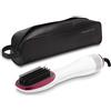 Rowenta CF6220 Wonder Air Brush Spazzola lisciante, Bianco/Rosa, 12 x 10 x 40,5 cm
