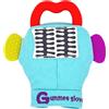 Gummee Glove guantino con anellino a forma di cuore in silicone,per dentizione (Turqouise)