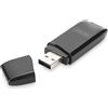 DIGITUS Lettore di schede USB 2.0 per schede di memoria - Supporta schede SD, SDHC, SDXC e Micro SD - 480 Mbit/s - Plug & Play - Nero