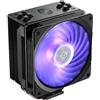 Cooler Master Hyper 212 RGB Black Edition CPU Air Cooler ad Aria con Staffa LGA1700 - 4 tubi Calore Contatto Diretto Continuo e Alette, Ventola SF120R RGB, Ventola Push-Pull Opzionale - RGB Nero