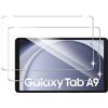 Rojeuinn 2 Pezzi Vetro Temperato per Samsung Galaxy Tab A9 Pellicola Protettiva, Senza Bolle, Anti-Scratch,Durezza 9H