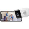 GNCC C2 Telecamera WiFi Interno, 1080P Videocamera Sorveglianza Interno WiFi per Bambini, Visione Notturna, Audio Bidirezionale, Notifiche sportive istantanee, Compatibile Alexa, 2,4GHz Wifi(Solo)