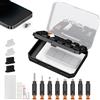 JiaTeums Kit di pulizia e riparazione del telefono, strumento multi pulitore per porta di ricarica e cavo di ricarica, porta telefono e riparazione cavi per iPad Pro, altoparlanti e dispositivi (nero)