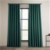 HPD Half Price Drapes Tende oscuranti in finto lino, lunghe 305 cm, lussuose tende in lino per camera da letto e soggiorno (1 pannello), 127 x 120 L, ardesia foglia di tè