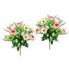 Flair Flower Bouquet di rose artificiali, bouquet di fiori di seta, decorazione per matrimonio