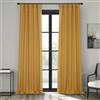 HPD Half Price Drapes Tende oscuranti in finto lino, per camera da letto, lunghe 213 cm (1 pannello), 127 x 213 cm (larghezza x lunghezza), per soggiorno, decorazione per la casa, dente di leone, oro