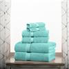 Superior Set di asciugamani in cotone egiziano da 800 g/m², include 2 asciugamani da bagno, 2 asciugamani per le mani, 2 asciugamani per il viso, essenziali per il bagno di lusso, ultra spessi, spa,
