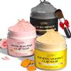 POP MODERN.C Maschere Set, Maschera Curcuma e Vitamina C, Maschera al fango del Mar Morto, Maschera all'argilla dell'Himalaya, Maschere Argilla Viso per la Pulizia Profonda, Riduzione dell'Acne, 240g