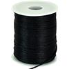 TONIFUL Cordoncino in nylon satinato, 2 mm x 100 m, per la creazione di braccialetti e gioielli, macramè, collane, filo per perline kumihimo, nodi cinesi artigianali