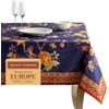 Maison d' Hermine Kelim - Infinity - Tovaglia in 100% cotone per cucina, cene, decorazione da tavolo, feste, matrimoni, Ringraziamento (rettangolo, 140cm x 180cm)