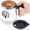 Kare & Kind Tazza da caffè auto-mescolante, tazza in acciaio inox per mescolare caffè, tè, cioccolata calda, latte, frullato proteico, brodo, ecc. Ideale per ufficio, scuola, palestra, casa, 400 ml