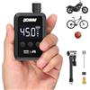 QCHMM Pompa Bicicletta, Mini Pompa Bici Elettrica 120PSI, 500 mAh, Portatile Pompa per Bicicletta Elettrica