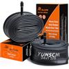 YunSCM 2PCS 24 pollice Camera d'aria 24x1 3/8 ETRTO 35/37-540 AV32mm Valve Compatibile Ispessimento 24 pollice bike Camere d'aria 24x1.3-8