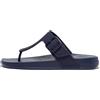 Fitflop Iqushion Adjustable Buckle Flip-Flops, Infradito Donna, Blu Scuro, 41 EU