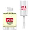 Rimmel London, Nail Care Cuticle Repair Oil, Olio Idratante riparatore per Unghie e Cuticole, Formula Vegana con Vitamina E, 8ml