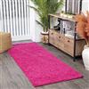 Livabliss Tappeto Shaggy Home Ampio Tappeto Salotto Moderno, Sala da Pranzo, Morbido Tappeti Shaggy per Camera da Letto, Motivo Astratto Berbero Peloso, leggera da Pulire, 80x220 cm Rosa