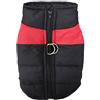 WEVGOUO Cappotti invernali Piumino Giacca Pullover Giacca in pile di cani piccoli Cucciolo Gatto Pelucheux Chihuahua Yorkshire (1, XL:circonferenza petto: 50 cm/girocollo: 42 cm)