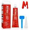 Miioto Silicone Alte Temperature, Sigillante per Motori, Pasta Guarnizione Motore, Siliconico Sigillante Motore Alte Temperature,Resistente Assorbi Vibrazioni, Facile Rimozione-70ML (Rosso)