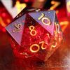 Elifel Dadi D&D D4 D6 D8 D10 D12 D20 D% Dadi DND Set 7 pezzi Poliedrici Fatti a Mano Resina con Bordi Affilati per Dungeons and Dragons Pathfinder Roll Giochi da tavolo Giochi RPG MTG con Confezione Regalo