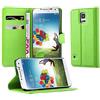 Cadorabo Custodia Libro per Samsung Galaxy S5 / S5 Neo in Verde Menta - con Vani di Carte, Funzione Stand e Chiusura Magnetica - Portafoglio Cover Case Wallet Book Etui Protezione