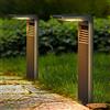 Boadw Lampade solari a LED per luci solari esterne con 2 modalità di luce, bianco caldo di percorso solare IP64 impermeabile per esterni, cortili, giardini, illuminazione del prato