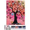 SusggO Diamond Painting, Set di pittura diamanti 30cmx40cm Diamond Painting Kit completo accessori fai da te 5D quadro punto croce ricamati artigianato decorazione casa parete (albero della vita 2RS)