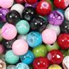 TOAOB THE ONE AND ONLY BABY TOAOB 100 pezzi Perline Colorate Fiore Vetro Beads 10mm Rotondo Perle per Fai da Te Collane Braccialetti Bigiotteria Orecchini Creazione di Gioielli