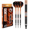 RED DRAGON Amberjack 18 Freccette Professionali Softip Set di Freccette da 18 Grammi con Alette e aste