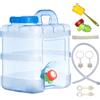 Sparkstarses Tanica per Acqua con Rubinetti, 5~22L Tanica Acqua in Plastica, Tanica per Acqua da Campeggio, Serbatoio Acqua Campeggio per Cucina, Camper, furgoni, Camion, Campeggio, Scuola (Accessory)