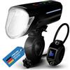 Fischer Luce anteriore a batteria + 100 abbaglianti