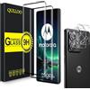 QULLOO Pellicola Protettiva per Motorola Moto Edge 40 Neo 5G [2 Pezzi] + Pellicola Fotocamera [2 Pezzi], 9H Durezza HD Chiaro Pellicola Vetro Temperato