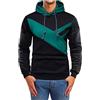 Fannyfuny Felpe Fantasia Abbinamenti per Il Tempo Libero e Sweater Striped Hoodie Sport Autumn Color Winter Men's Men's Hoodies & Felpe Felpa Abbigliamento