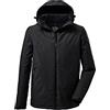 Killtec KOW 143 MN JCKT Giacca Funzionale Invernale con Cappuccio Rimovibile, Nero, 3XL Uomo