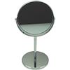 apollo THE HOUSEWARES BRAND APOLLO Specchietto Pedastal di marca The Homewares, specchio ingranditore per il trucco, specchio da tavolo a doppio lato, rotazione a 360°, scrivania, bagno, camera da letto, dimensioni: 7,5 x 4 cm, cromato